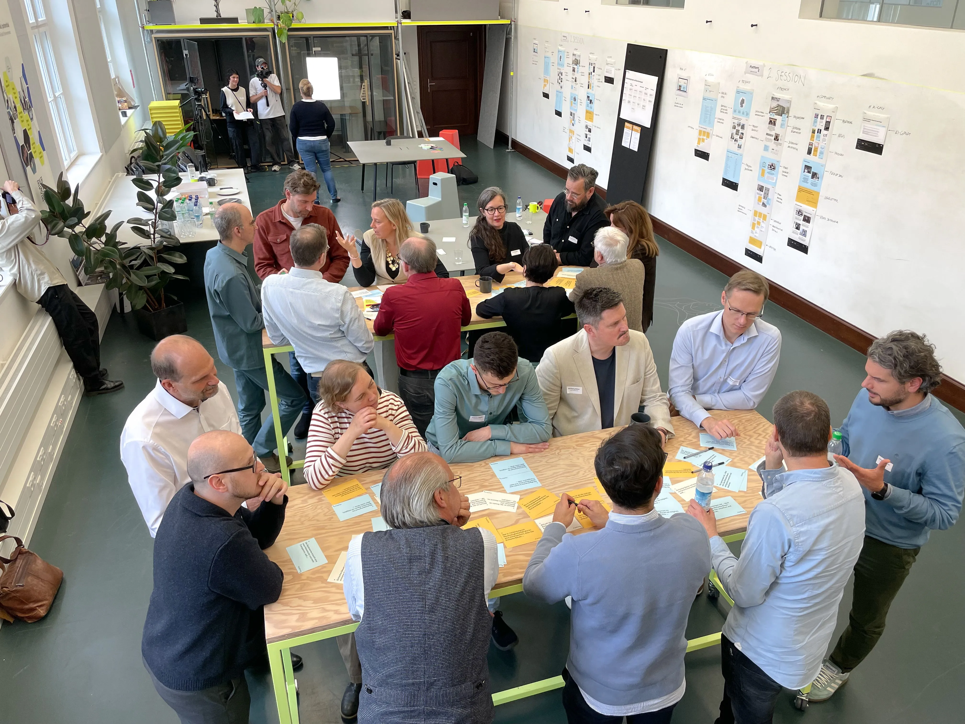 Runder Tisch Diskussionen im TUM Venture Lab